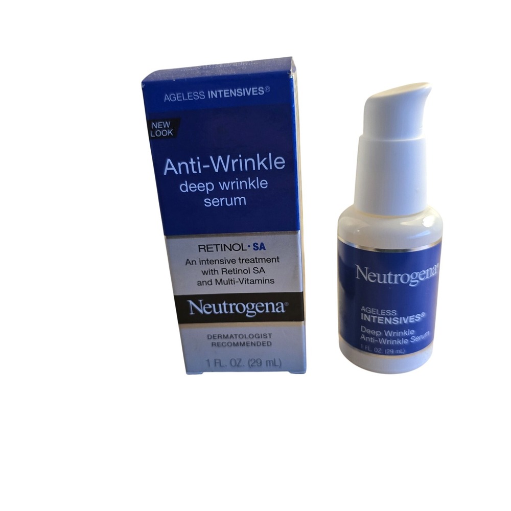Neutrogena Retinol SA‎ + Multi-Vitamins Anti-Wrinkle Deep Wrinkle Serum 1 Oz HTF